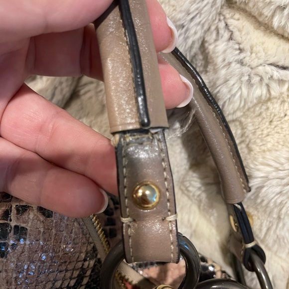 COACH Kristin embossed python leather hobo bag - Picture 16 of 16
